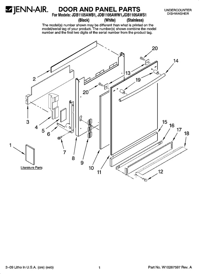 Diagram for JDB1105AWB1