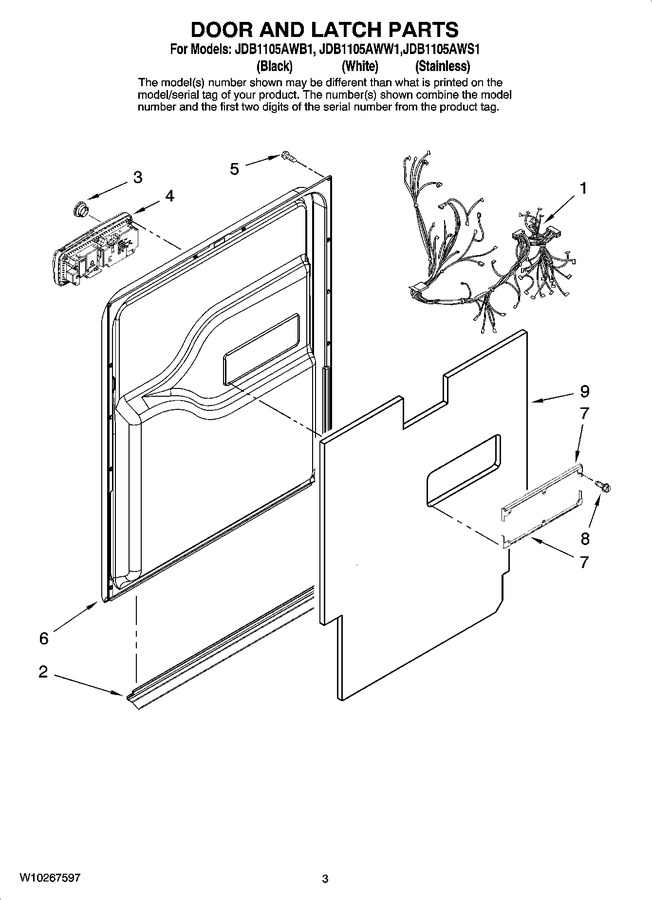 Diagram for JDB1105AWB1