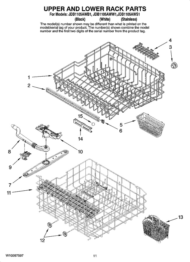 Diagram for JDB1105AWW1