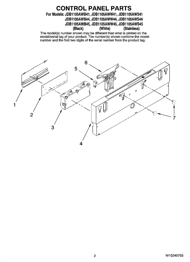 Diagram for JDB1105AWW41
