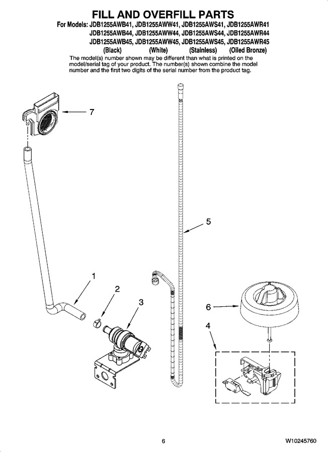 Diagram for JDB1255AWR45