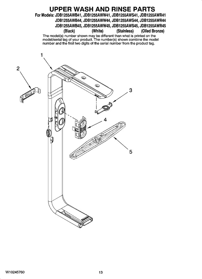 Diagram for JDB1255AWR41