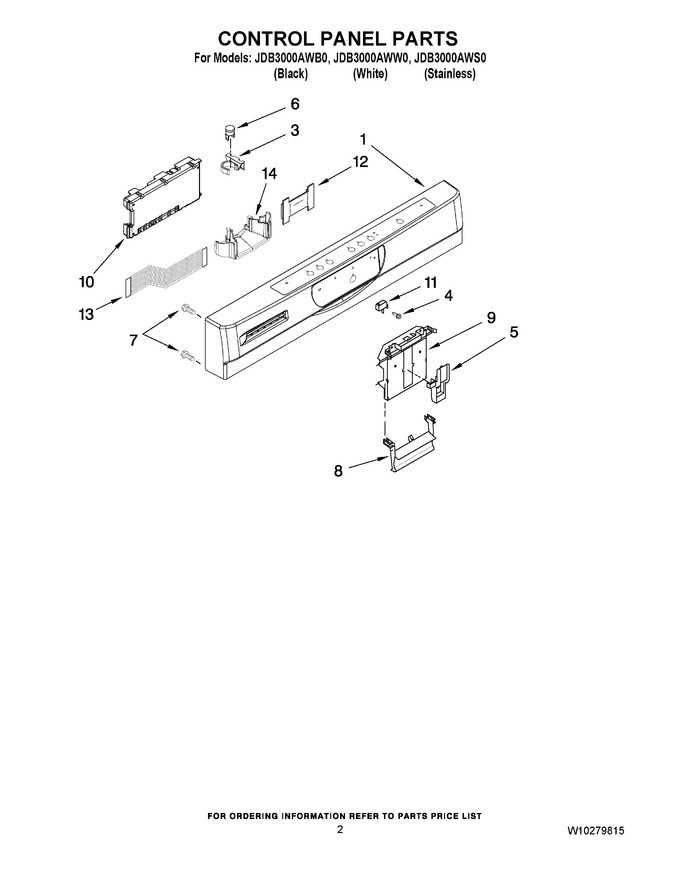 Diagram for JDB3000AWW0