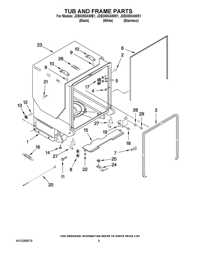 Diagram for JDB3000AWB1