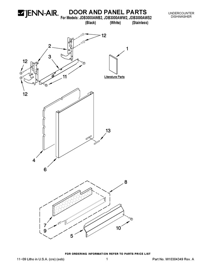 Diagram for JDB3000AWS2