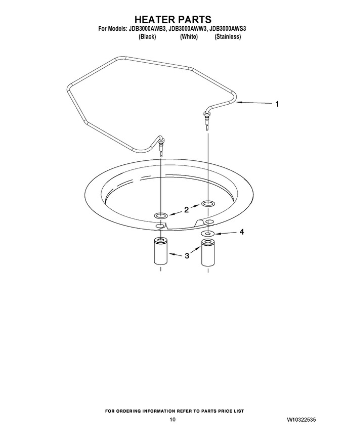 Diagram for JDB3000AWW3