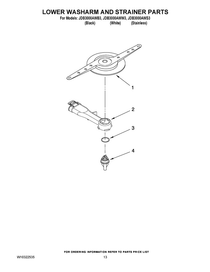 Diagram for JDB3000AWW3