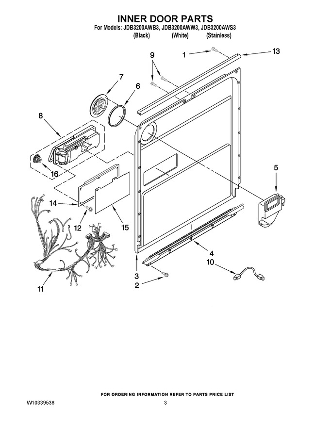 Diagram for JDB3200AWB3