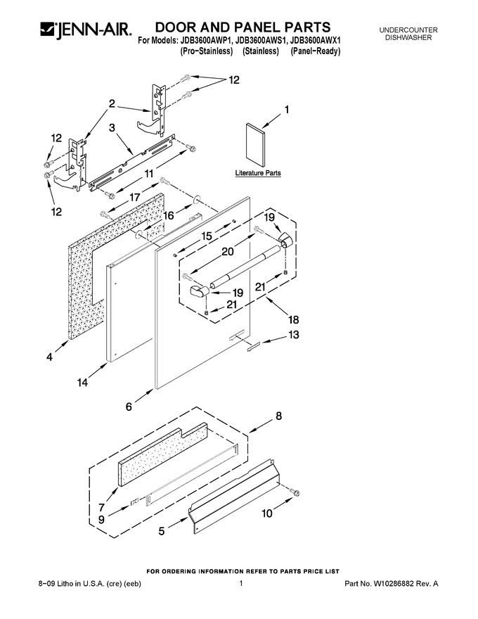 Diagram for JDB3600AWP1