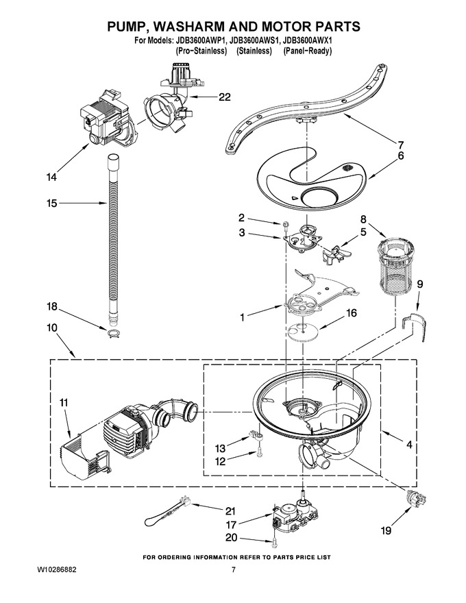 Diagram for JDB3600AWP1