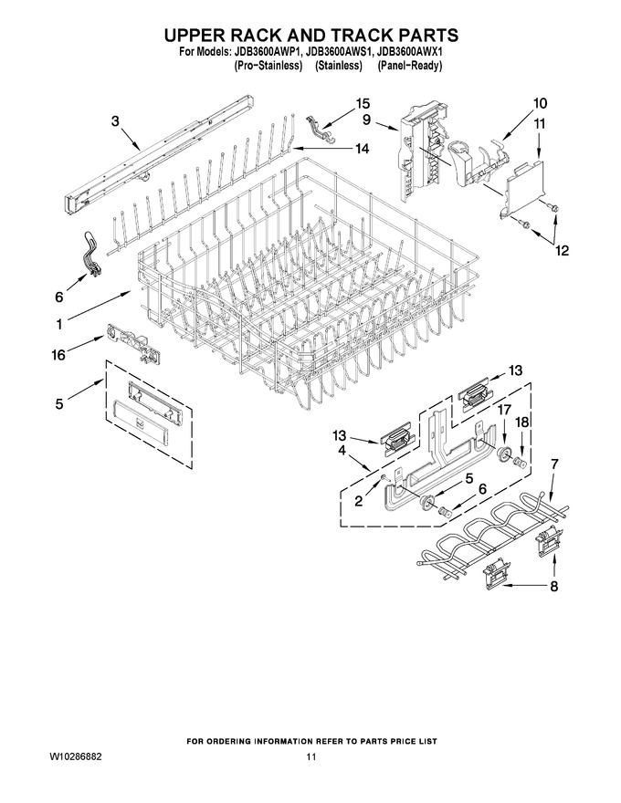Diagram for JDB3600AWP1