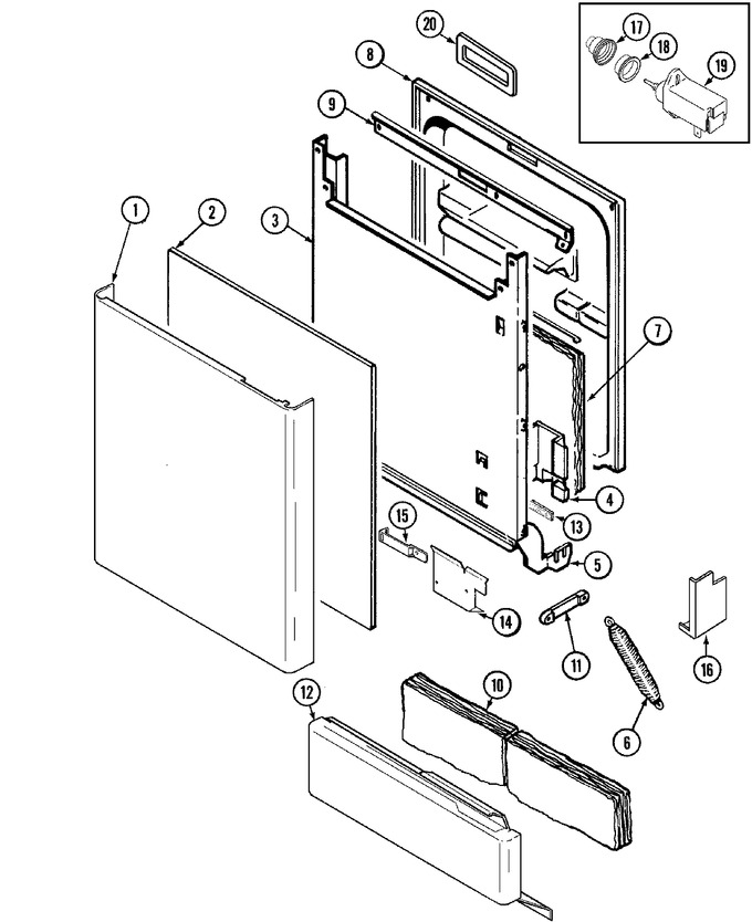 Diagram for MDB8000AWW