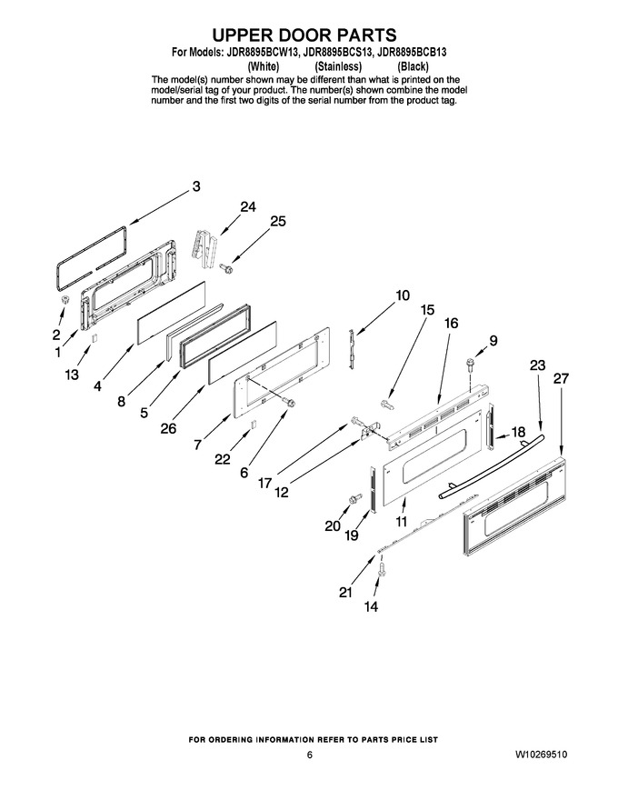 Diagram for JDR8895BCW13