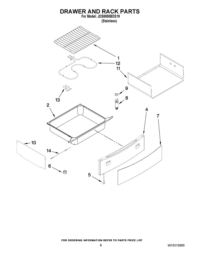 Diagram for JDS8850BDS19