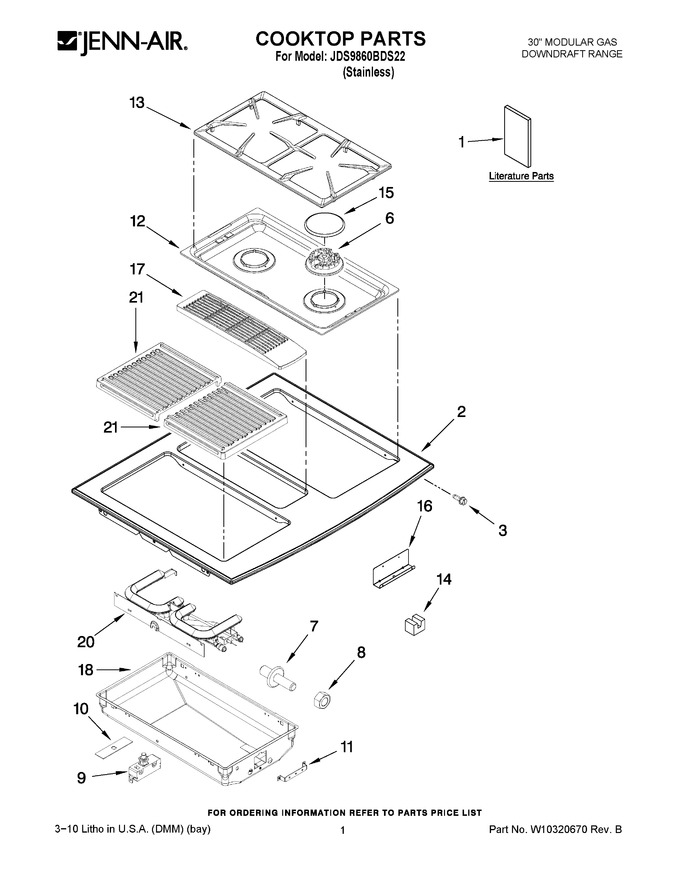 Diagram for JDS9860BDS22