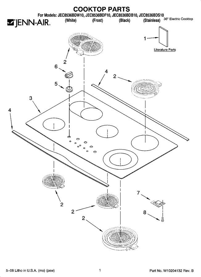 Diagram for JEC8536BDS10