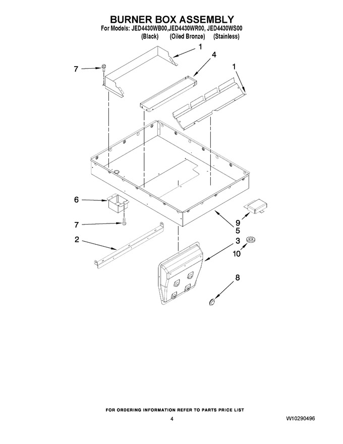 Diagram for JED4430WR00