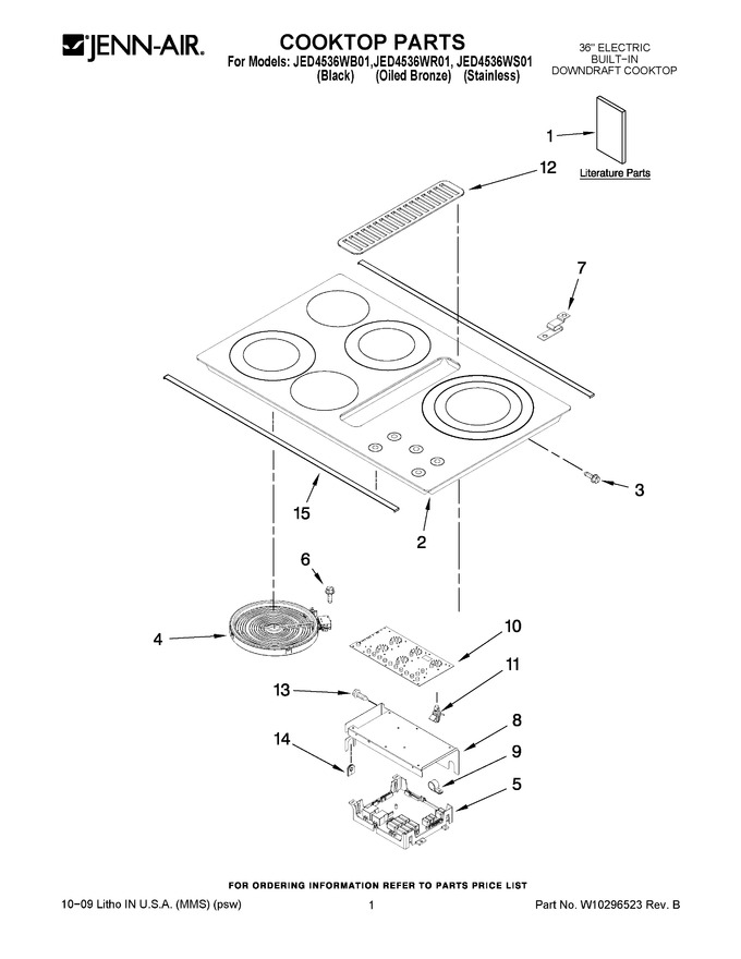Diagram for JED4536WB01