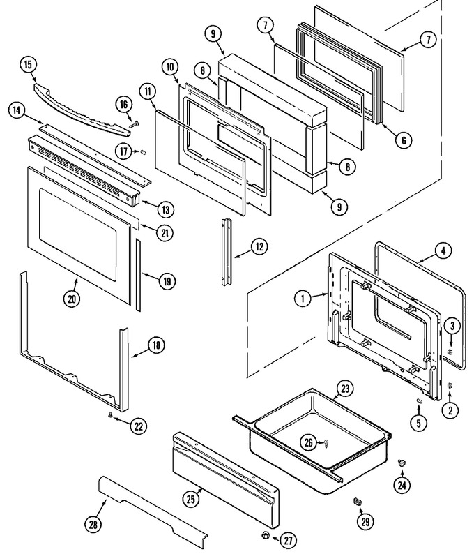Diagram for JER8550ACW