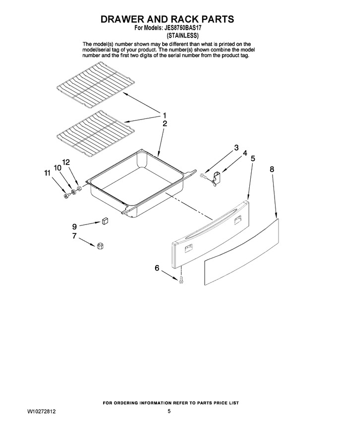 Diagram for JES8750BAS17