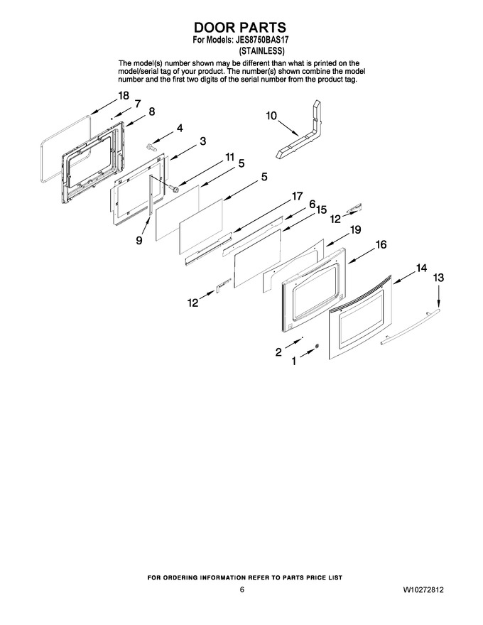 Diagram for JES8750BAS17