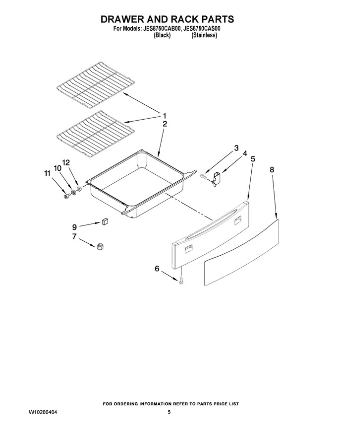 Diagram for JES8750CAB00