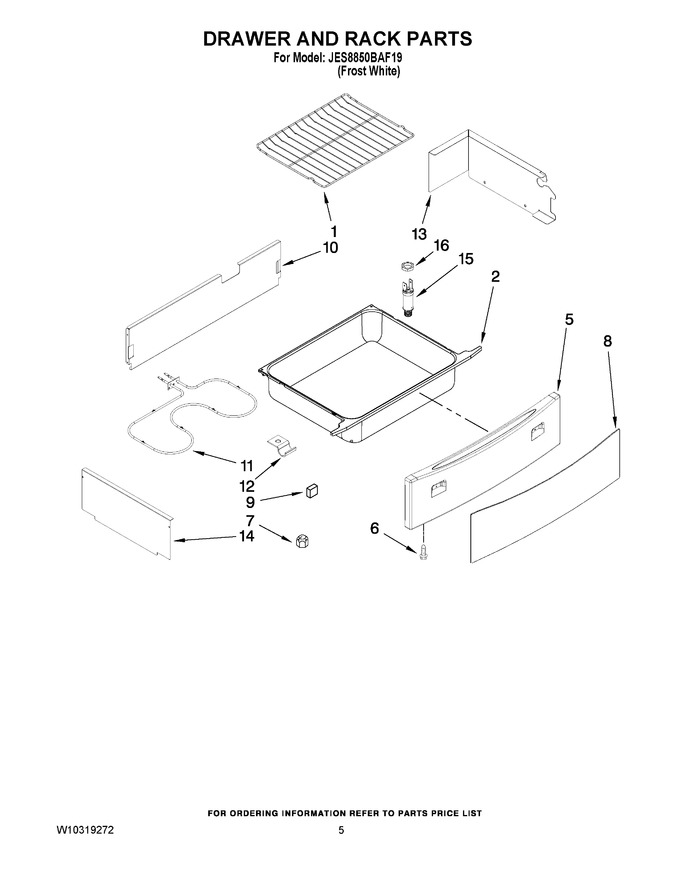 Diagram for JES8850BAF19