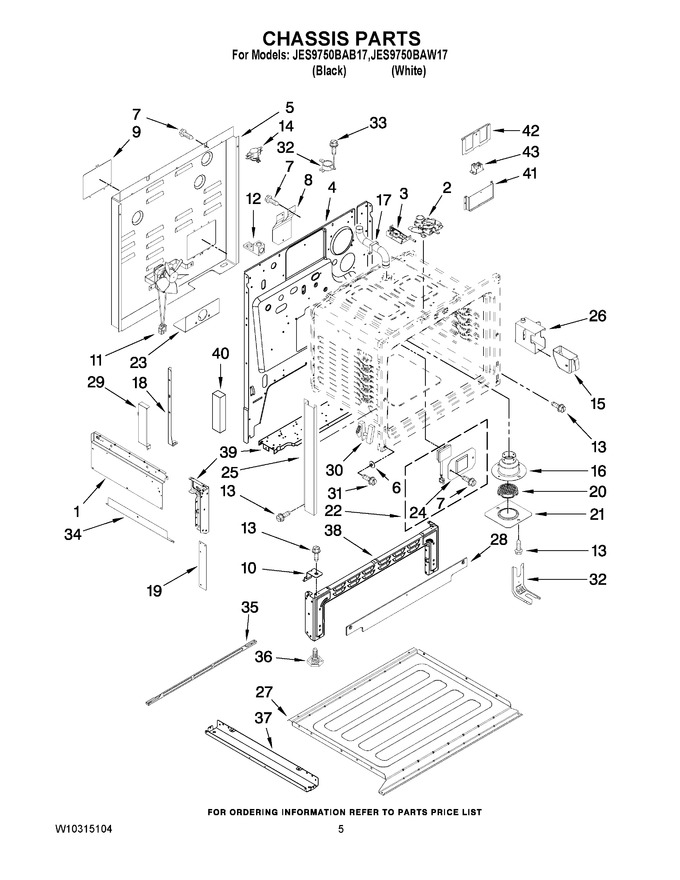 Diagram for JES9750BAB17