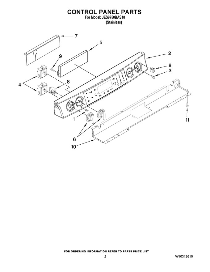 Diagram for JES9750BAS18