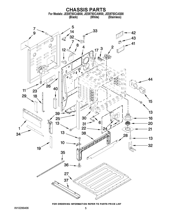 Diagram for JES9750CAW00