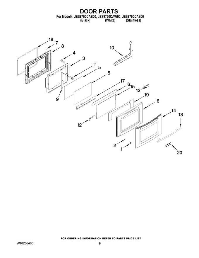 Diagram for JES9750CAW00