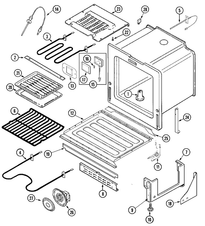 Diagram for JES9800ACB