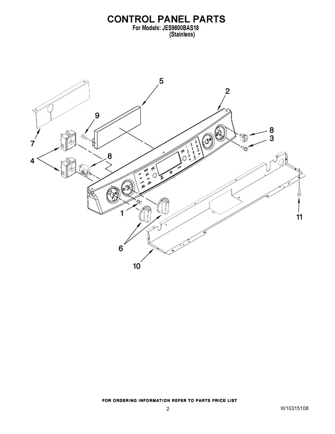 Diagram for JES9800BAS18