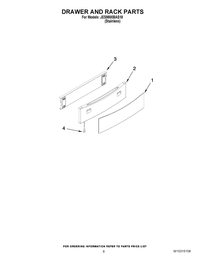 Diagram for JES9800BAS18