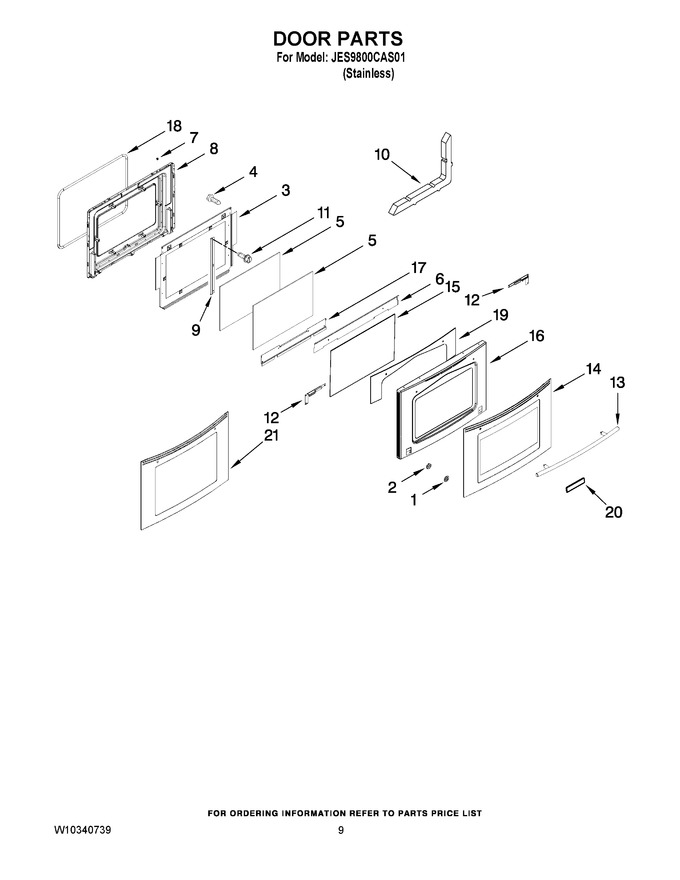 Diagram for JES9800CAS01