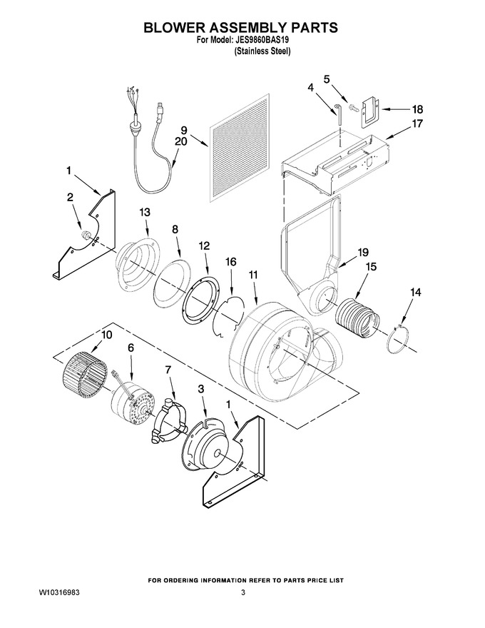 Diagram for JES9860BAS19