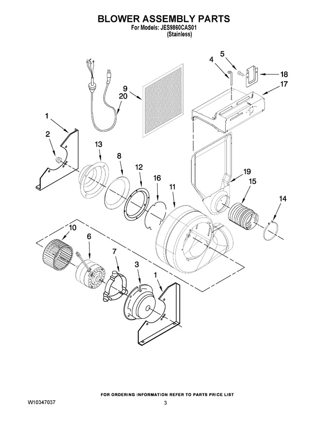 Diagram for JES9860CAS01