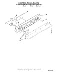 Diagram for 02 - Control Panel Parts