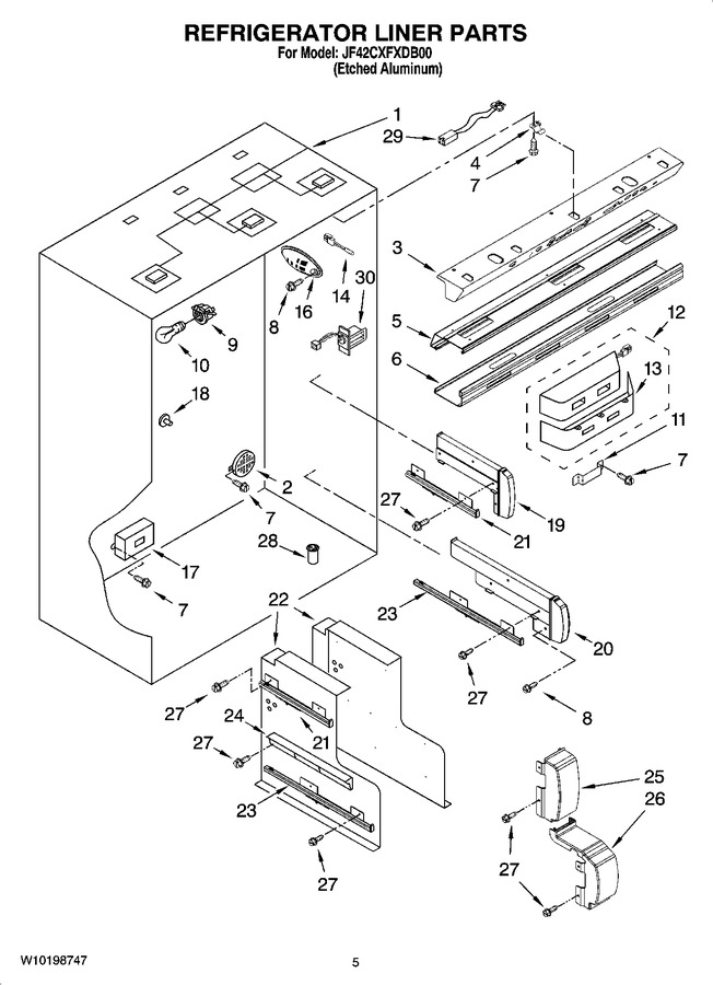 Diagram for JF42CXFXDB00