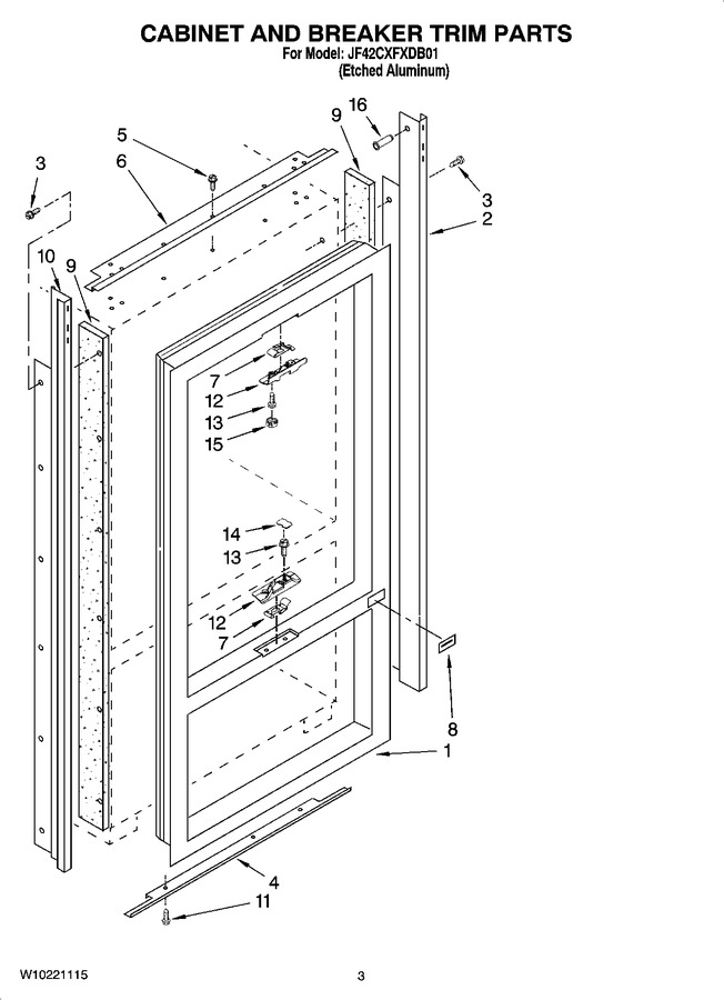 Diagram for JF42CXFXDB01