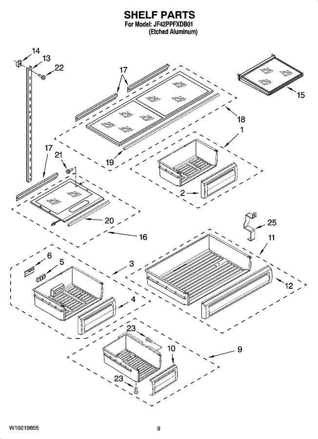 Diagram for JF42PPFXDB01
