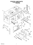 Diagram for 05 - Freezer Liner Parts