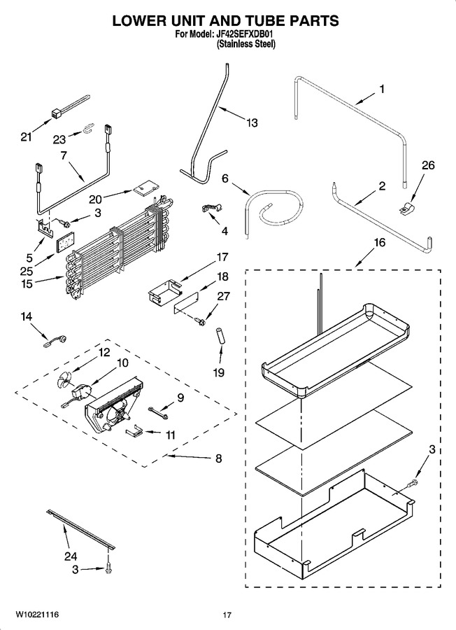 Diagram for JF42SEFXDB01