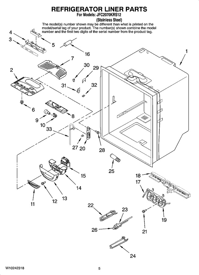 Diagram for JFC2070KRS12