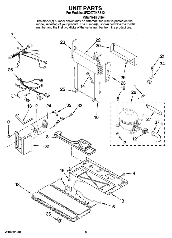Diagram for JFC2070KRS12