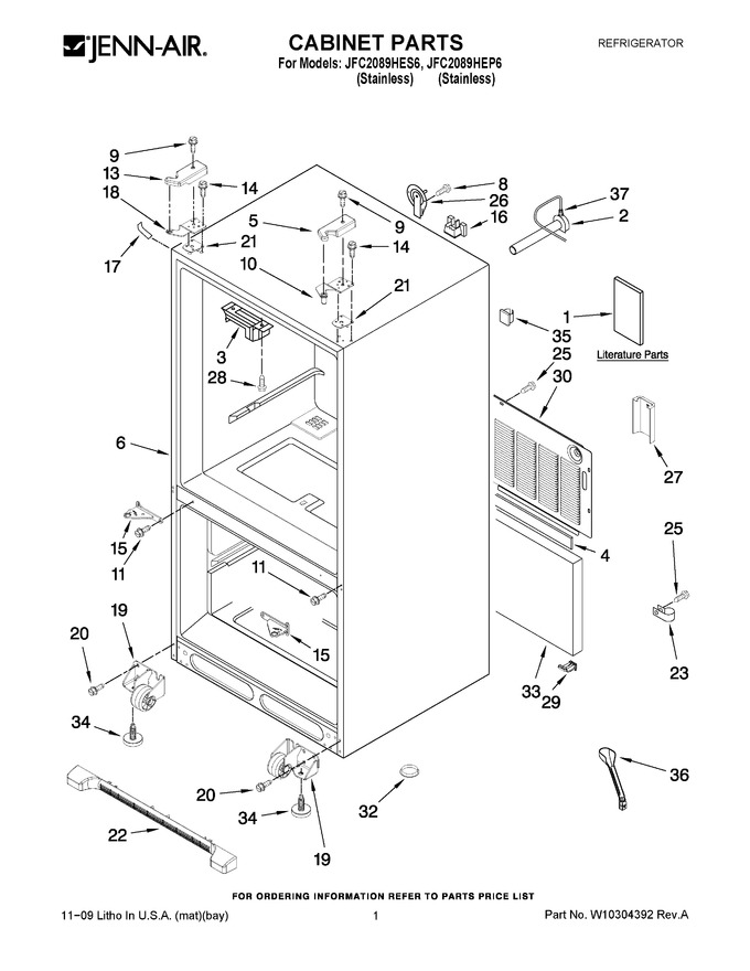 Diagram for JFC2089HEP6