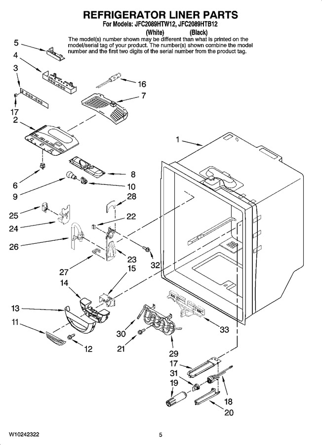 Diagram for JFC2089HTW12
