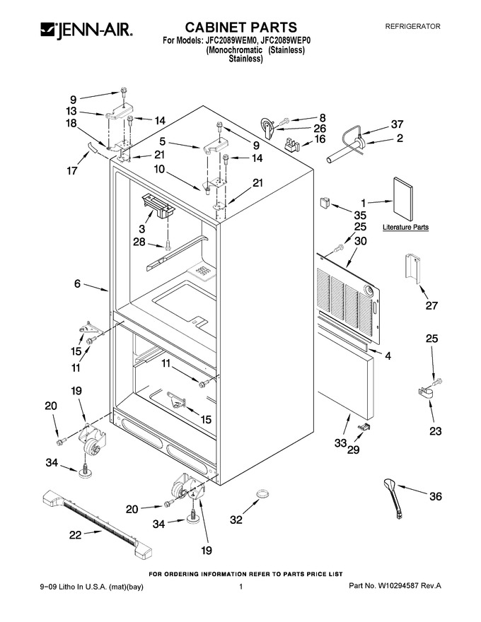 Diagram for JFC2089WEP0