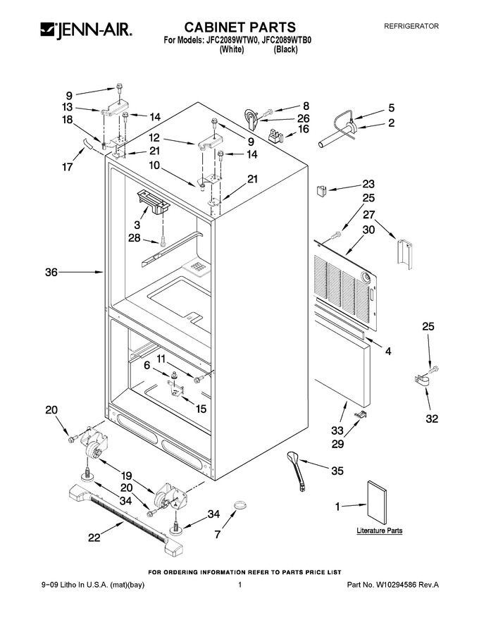 Diagram for JFC2089WTW0