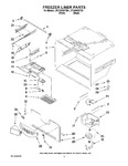 Diagram for 02 - Freezer Liner Parts
